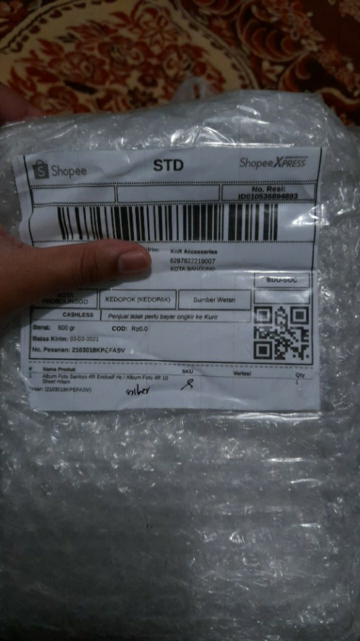 Album Foto Sankyo 4r Exclusif Hc / Album Foto 4r 10 Sheet Hitam