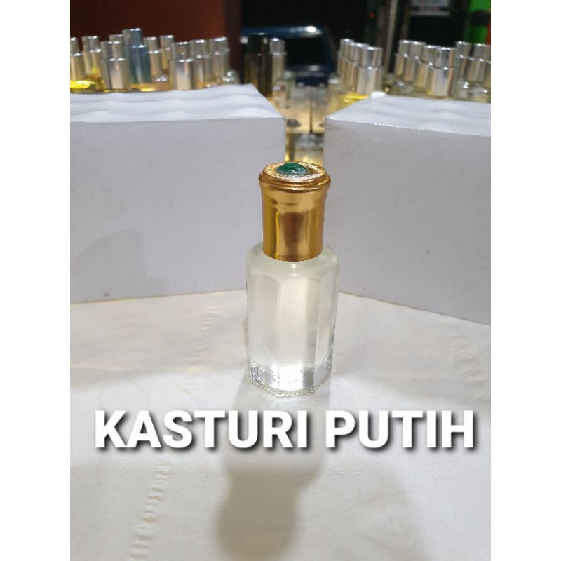 Minyak wangi Kasturi Putih 12ml parfum asli bibit murni