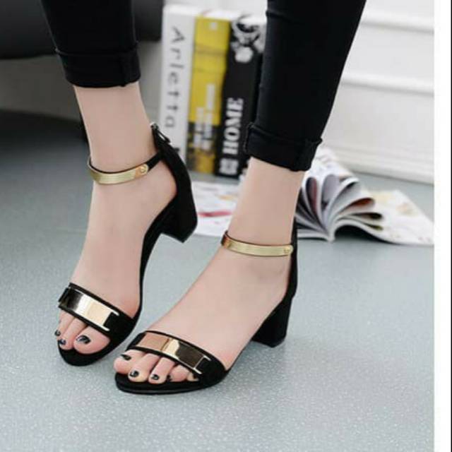 HIGH HEELYA TAHU JD GOLD-SEPATU HEELS WANITA-HEELS WANITA TERBARU