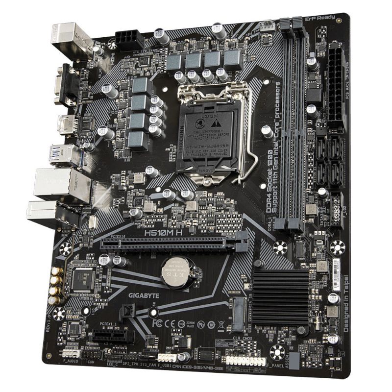 Mobo Motherboard H510 GIGABYTE H510M H LGA1200 DDR4