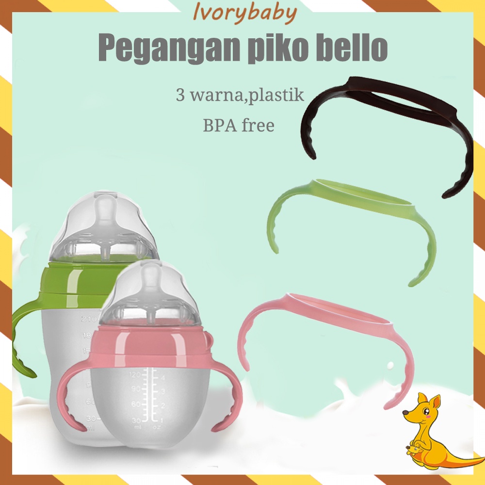 Ivorybaby PIKO BELLO pegangan botol/botol aksesoris silikon