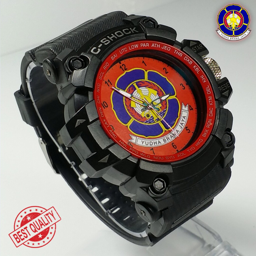 (BEST QUALITY) JAM DAMKAR {FIRE FIGHTER} LIST MERAH