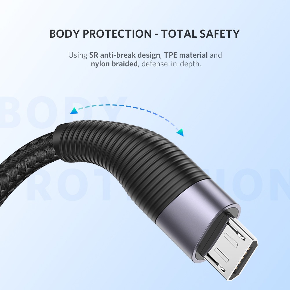 UGREEN 1Meter Micro USB Cable USB to Micro USB 2.0 Android Charger Lead Fast Charge Cord for Samsung A10 S7 S6 J6 J4+, Huawei P Smart, Ulefone Note 7, Nokia 2.1, Sony Xperia X, Xiaomi A2 Lite, PS4 etc