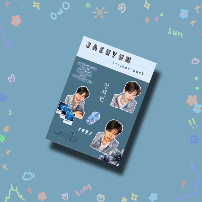 

[ready stock] DECO STICKER JAEHYUN NCT 127 VER STIKER VINLY STICKER DEKORASI DAILY JOURNAL STIKER FANMADE