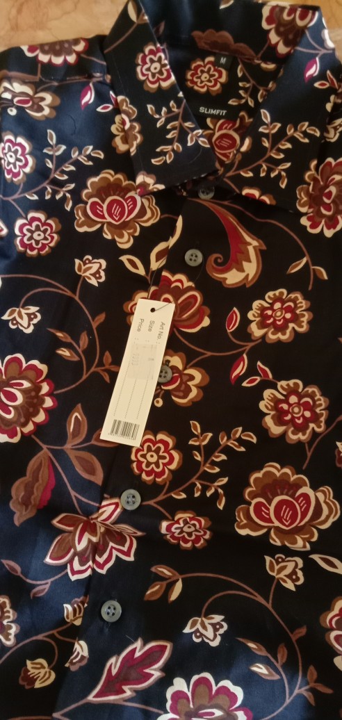 Kemeja Batik Slimfit Mewah Premium P012