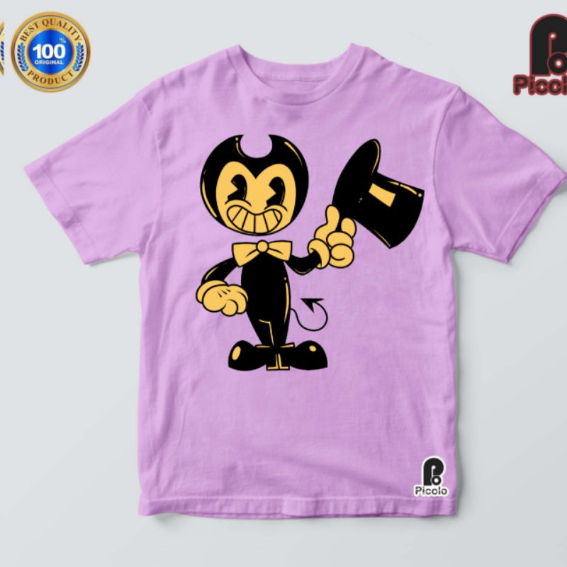 Kaos anak anak  bendy bahan premium