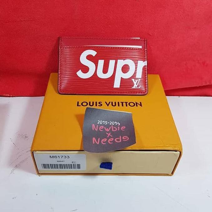 Terbaru Lv X Supreme Cardholder Best Perfect Replica 1:1