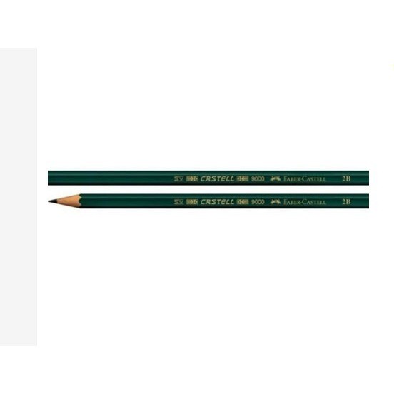 

Faber-Castell Black Pencil Castell 9000 2B (satuan)