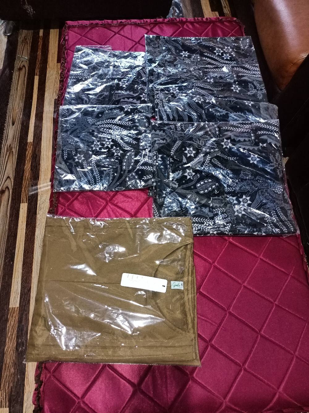 Size M L Xl Xxl Xxxl Bswart Batik Hrb026 Kenongo Hem Pendek Padi Pekalongan M L Xl Batik Pria Murahl