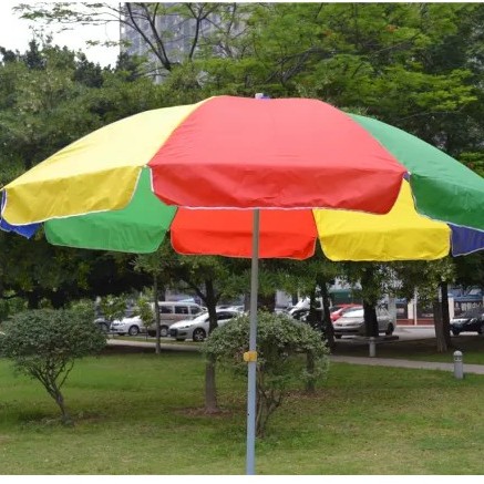 Payung Tenda Jualan Besar Jumbo - Payung Parasol Pantai Booth Bazaar Cafe Pameran Teh Botol 56&quot;