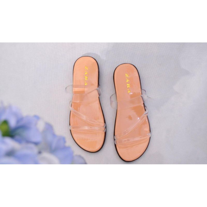 7.7  BIG SALE !! Sandal kaca/sandal teplek/sandal wanita