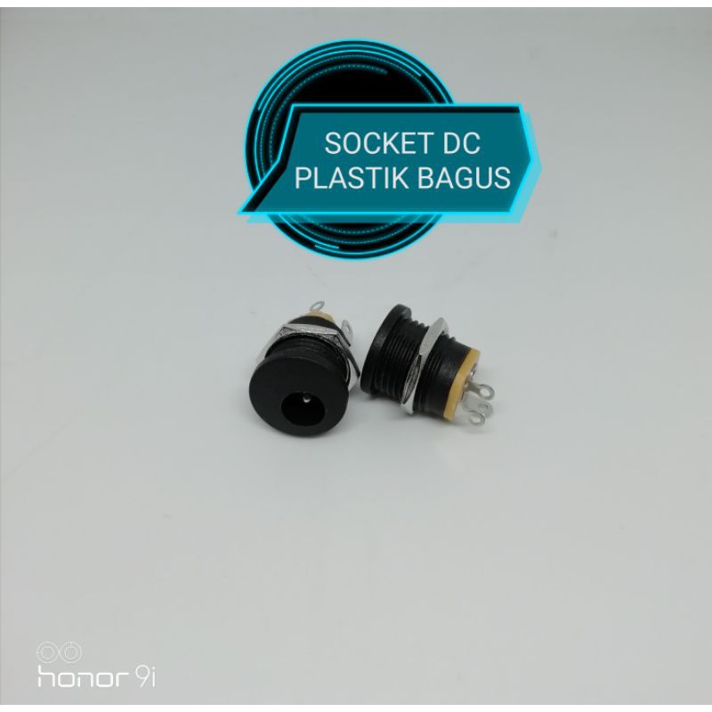 SOCKET DC PLASTIK  BULAT BAGUS