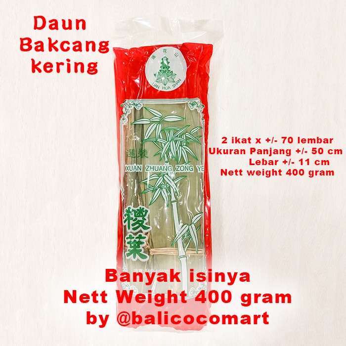 

NEW Daun Bakcang Kering Impor