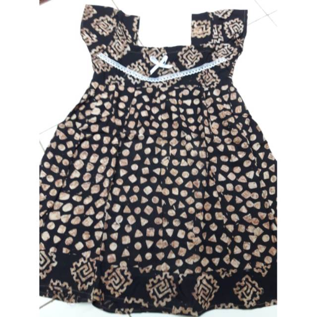 Batik dress anak perca