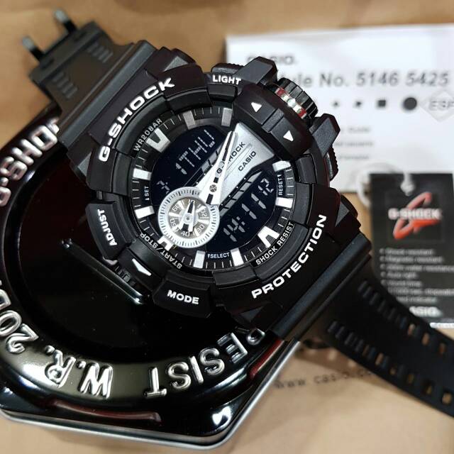 LIMITED JAM PRIA G shock GA400 black collection auto light