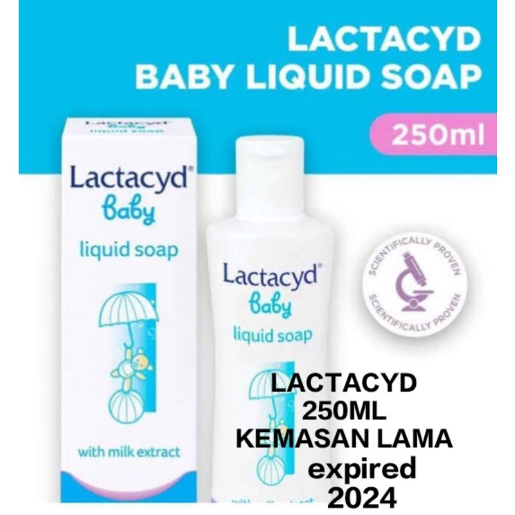 LACTACYD Baby Liquid Soap 250ml/150ml Kemasan Lama PAKE KOTAK (EXP JAN 2024/BISA COD) ORIGINAL-BPOM