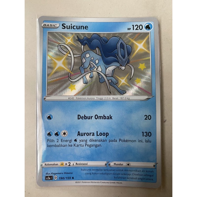 Suicune Baby Shiny Pokemon TCG Indonesia