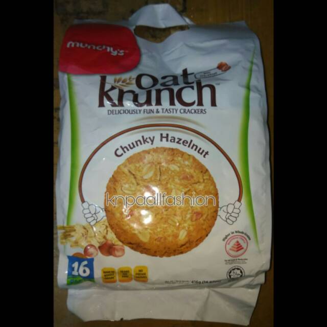 

Munchy's Oat Krunch Chunky Hazelnut Biscuit 416g