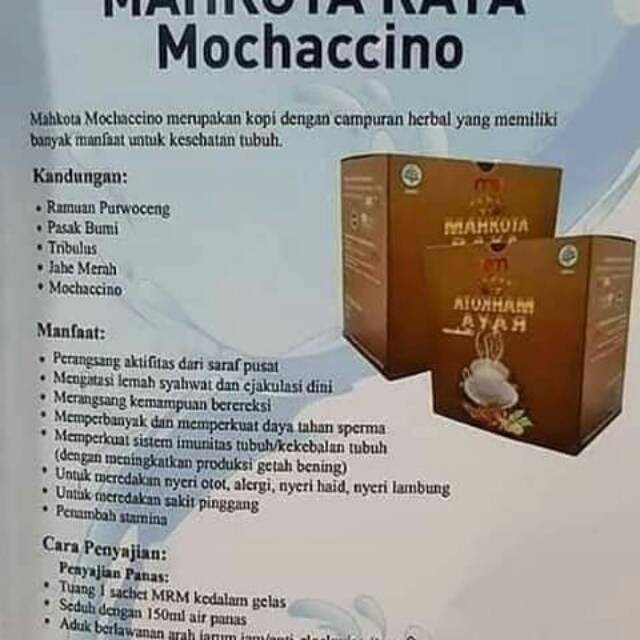 

Makhota Raya Mochaccino Kopi MSI