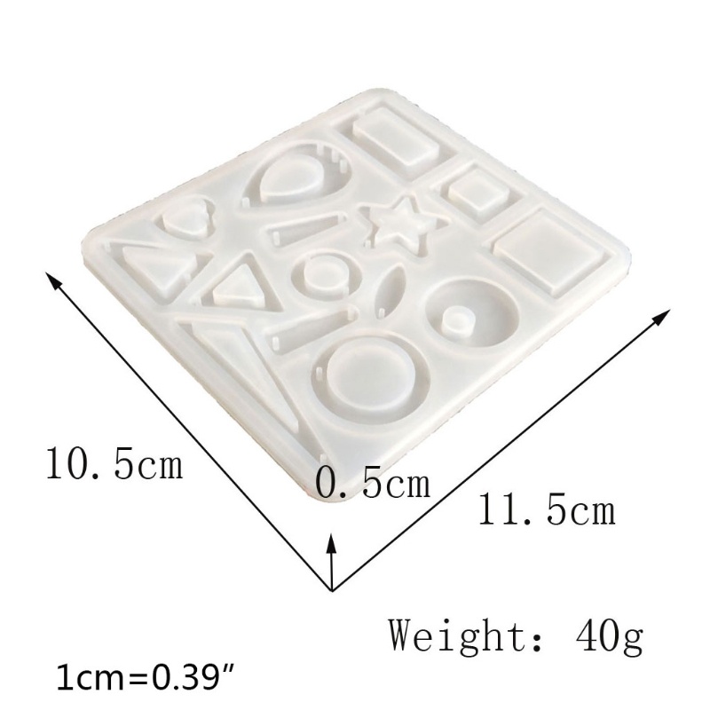 Siy Cetakan Resin Epoksi Bentuk Geometri Bahan Silikon Untuk Membuat Perhiasan Diy