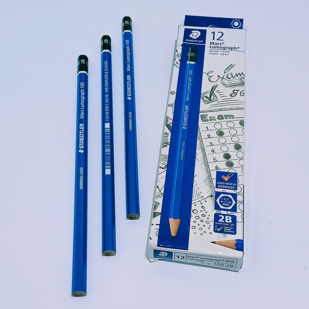 

PENSIL STAEDTLER LUMOGRAPH 2B SATUAN "PENSIL ECER/ECERAN