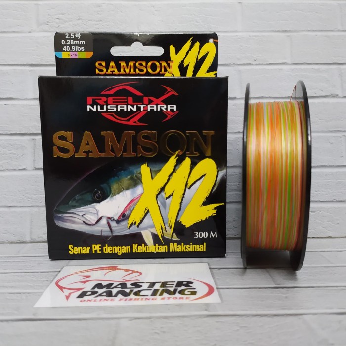 Senar Pe Relix Nusantara Samson X12 - Pe 2.5 - 300M Cv
