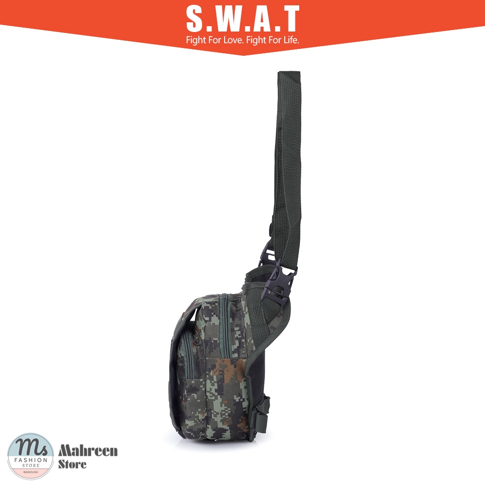 Tas Pria Tas Sling Bag Mini Tas Selempang Army Mini - SWAT | TCL 940