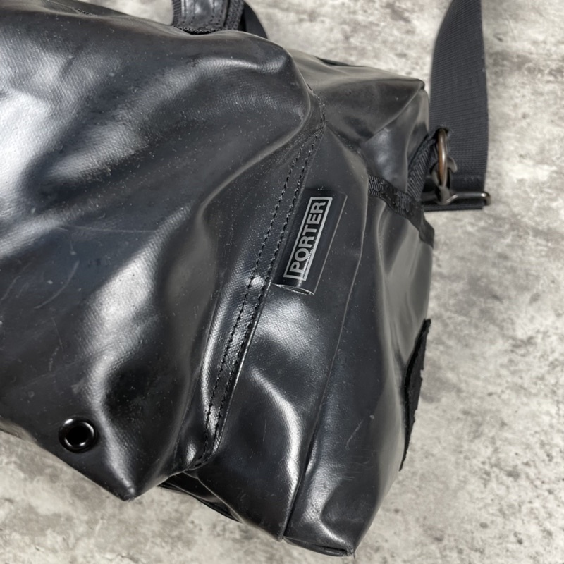 [PRELOVED] porter PVC duffle bag WATERPROOF