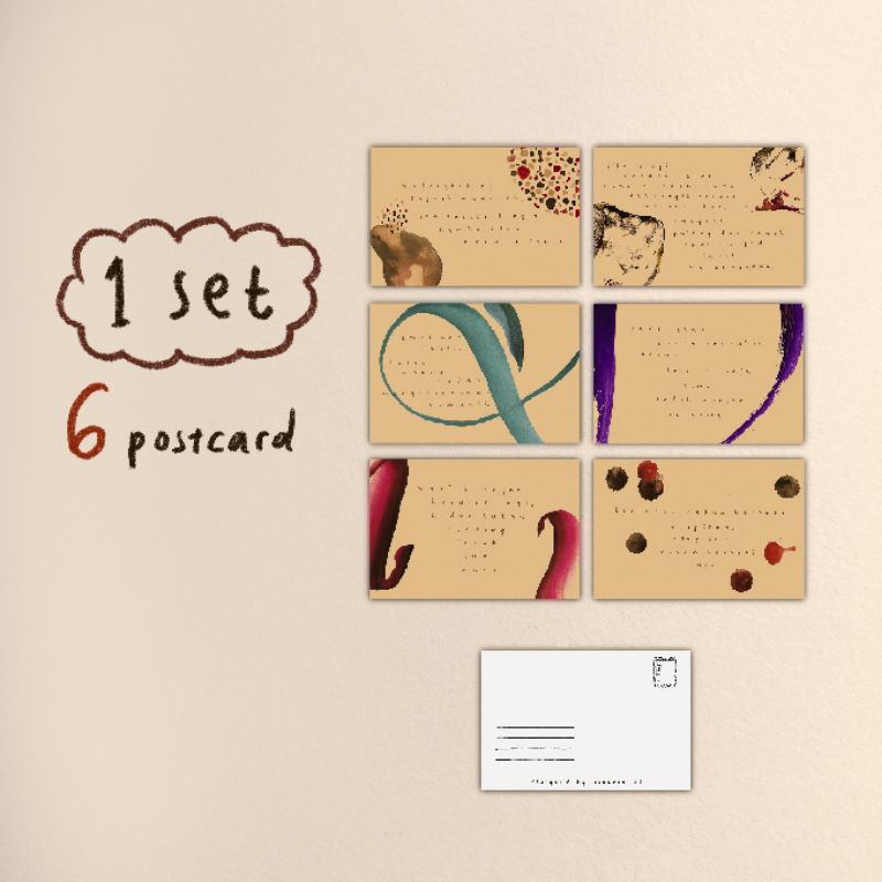 

1 set Postcard / Kartu ucapan by sesakata