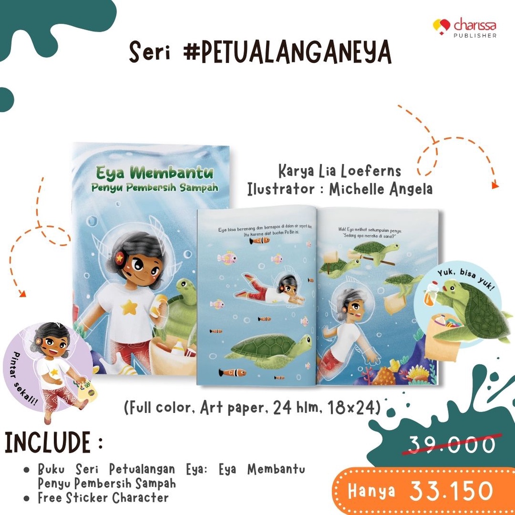 Charissa Publisher - Buku Cerita Anak : Seri Petualangan Eya-3