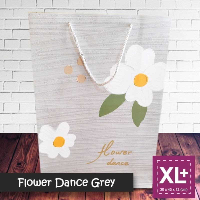 

Paper Bag Tali Motif Ukuran XL+ / Tas Kertas Kado - FLOWER DANCE