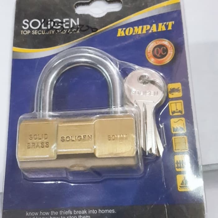 gembok soligen kompakt 60 mm
