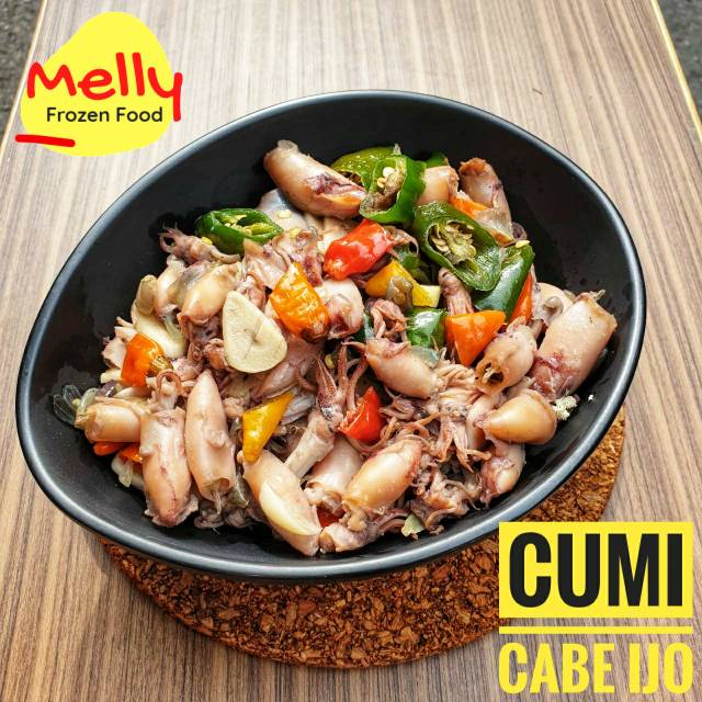

Cumi Cabe Ijo Frozen Food Nyonya Melly (300 GR)