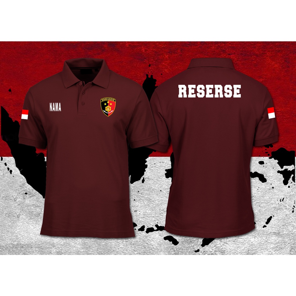 KAOS POLO RESERSE POLRI - CURRENT ATRIBUT