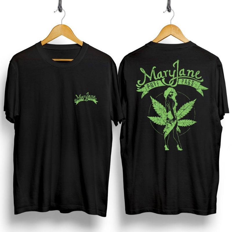 Fourfashion Kaos Pria Kaos Distro MARY JANE Black CN879