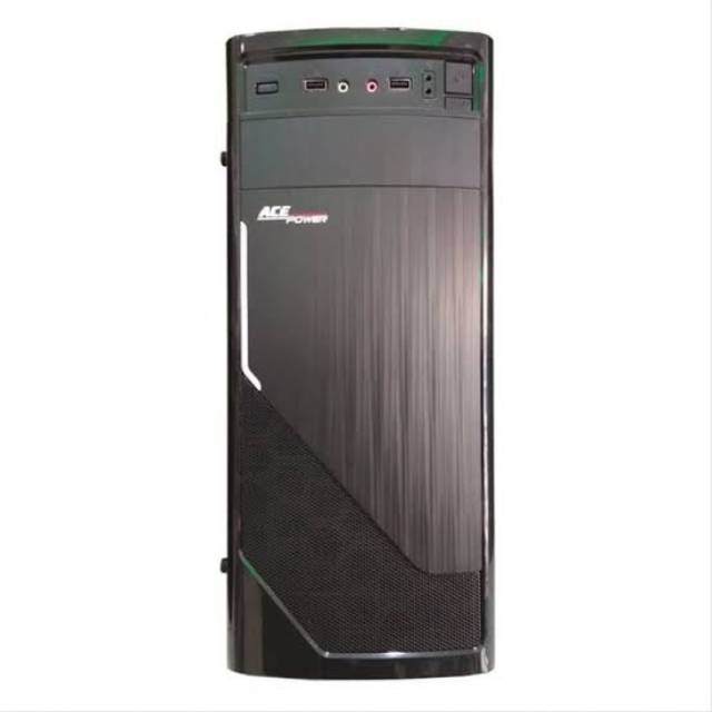 Casing PC Ace Power Luster G casing Transparan include PSU 450 watt
