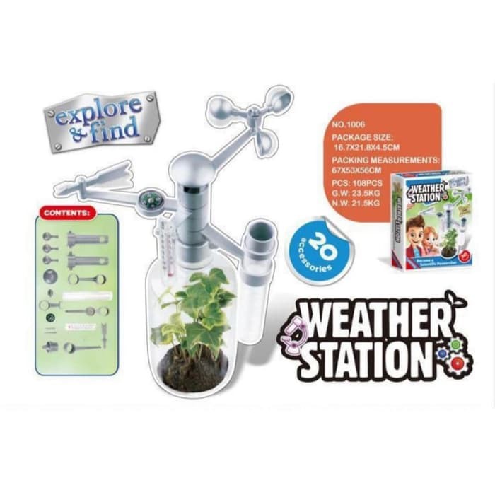 DIY SCIENCE EXPERIMENT WEATHER STATION - 1006