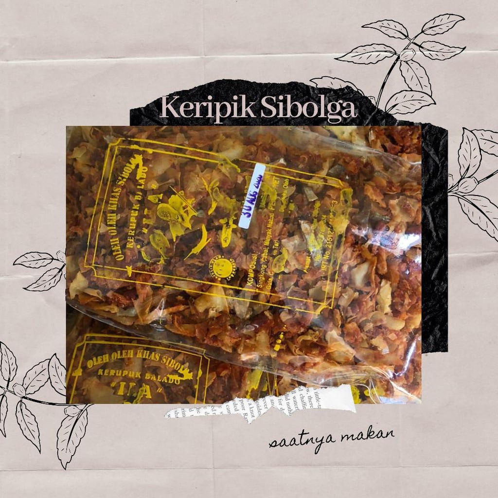 

Keripik Singkong Balado Teri Sibolga