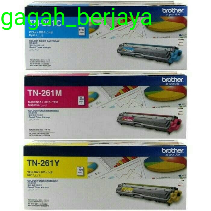 

TONER BROTHER TN-261 COLOR ORIGINAL