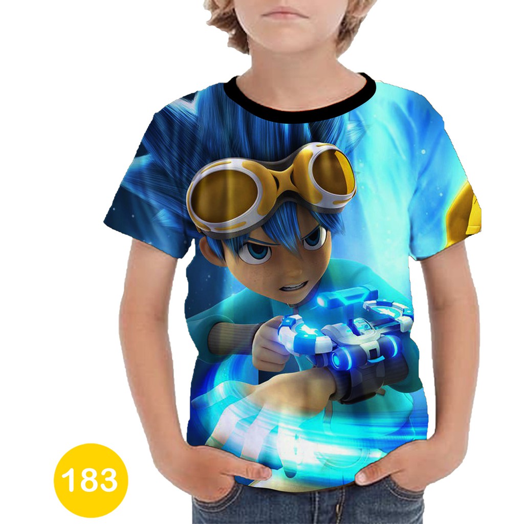Baju Power Battle Watch Car Baju Anak Printing #183