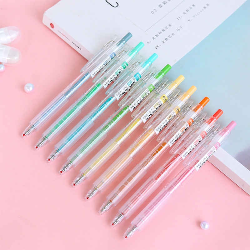 

Panmomo Pulpen Gel Warna Morandi – Gel Ink Pen Tinta Pastel Halus
