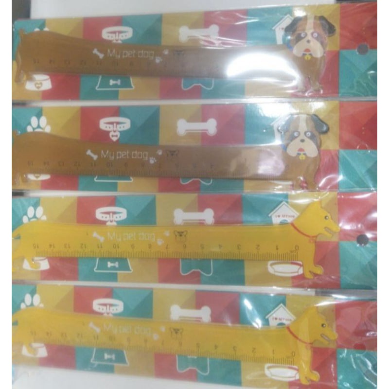 

Penggaris 15cm Bentuk Dog 12pcs / Dog Rules / Penggaris Pendek