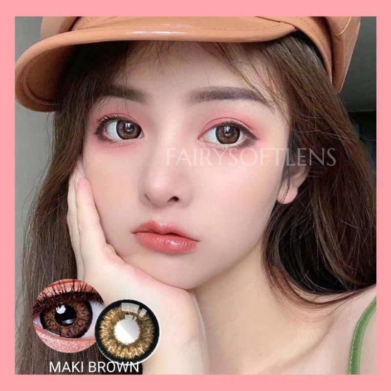 Softlens DCL Maki brown / KONTAK LENSA