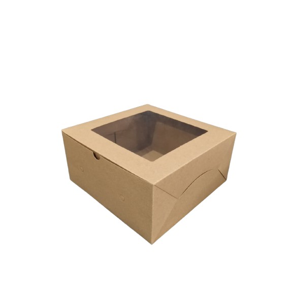 

Dus Kue Laminasi Brown Kraft 15x15x8 isi 10pcs