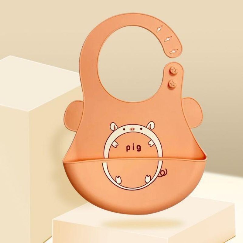 HIPPO LAND Celemek Makan Bayi Baby Bib Slaber 254