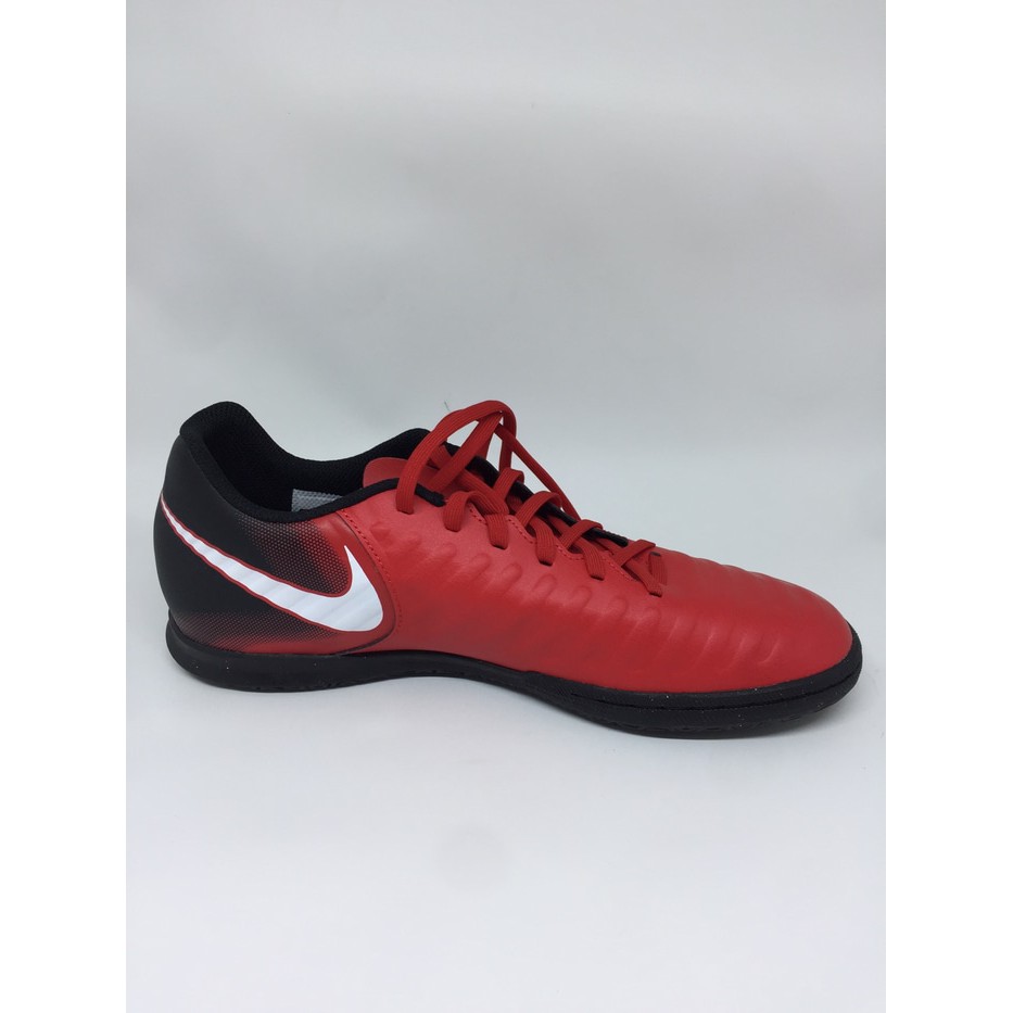 Sepatu futsal nike Tiempo rio 4 IC merah hitam new 2017
