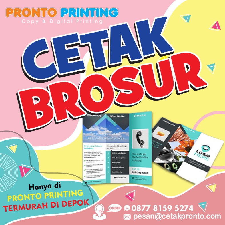 

Pronto Printing Brosur A5 termurah Custom Brosur A5 - sameday / instant / express