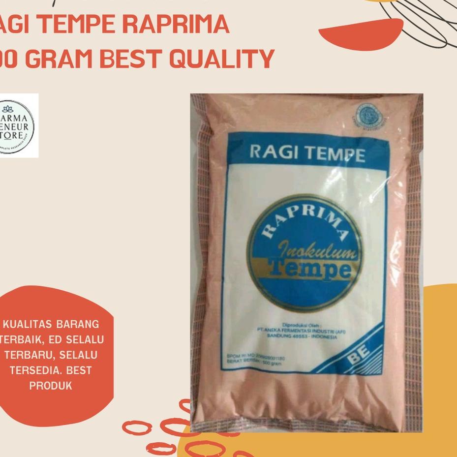 

[PRODUK AT9C7] Ragi Tempe Raprima 500 Gram Best Quality LRJ