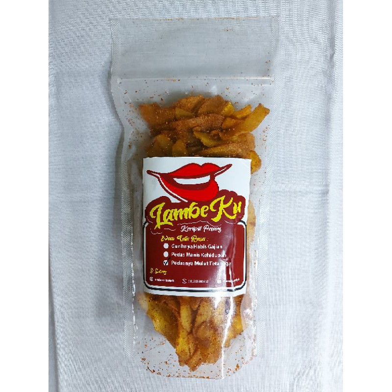 

Keripik Pisang Pedasnya Mulut Tetangga 200 gr