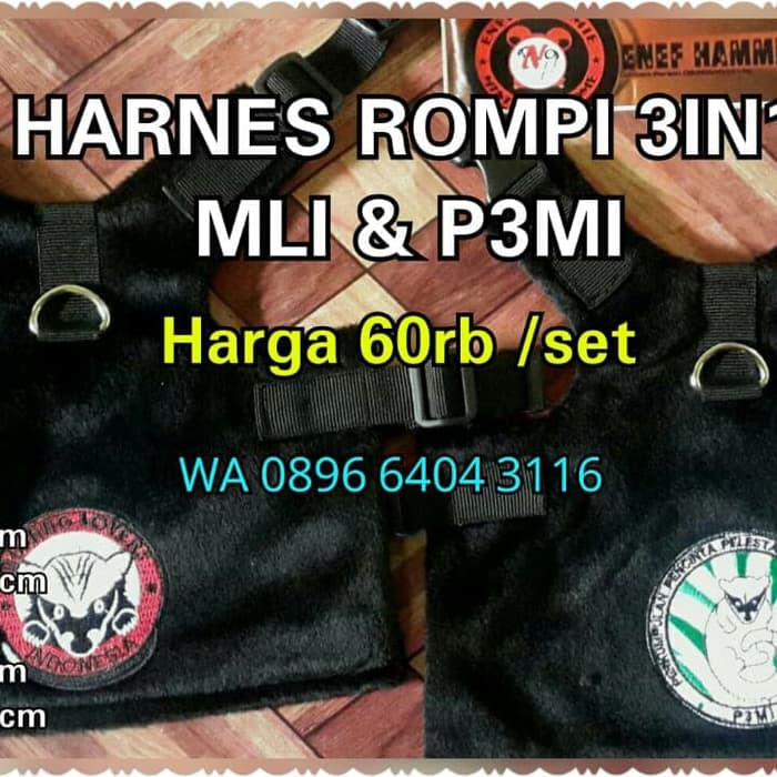 Promo Harnes rompi 3in1 MUSANG LOVERS INDONESIA Limited